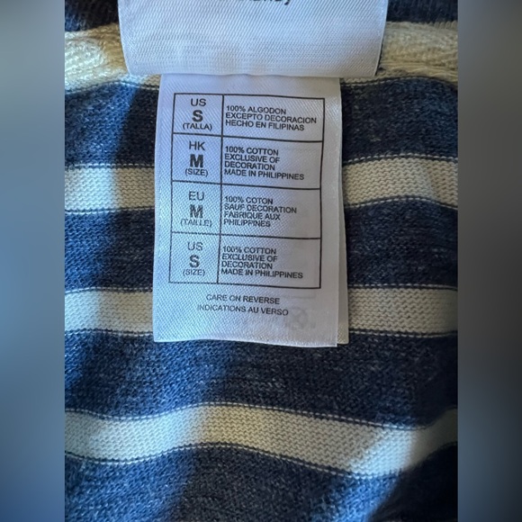 Disney Parks Walt Disney World Striped Full Zip Hoodie Size S Unisex Collectible - Picture 9 of 9